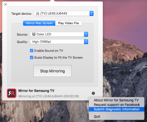 samsung screen mirroring for mac